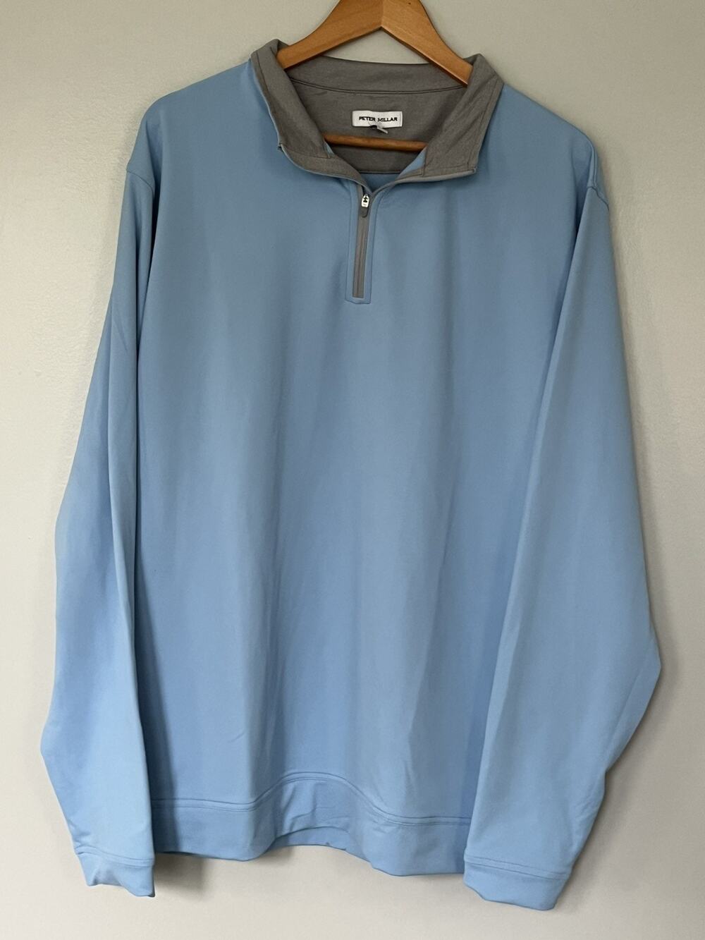 Peter Millar Men’s XXL Carolina Chapel Hill Blue Performance Quarter-Zip